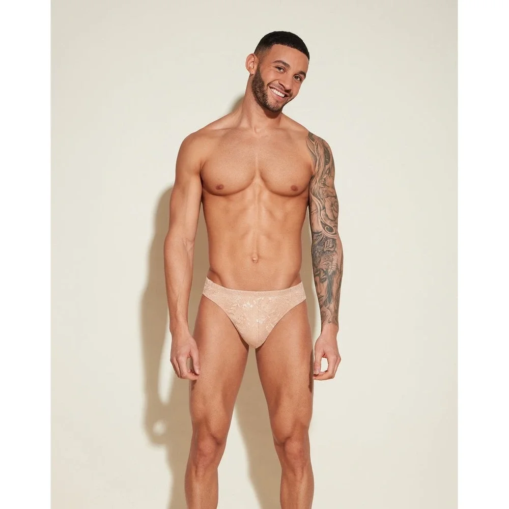 Cosabella Never Say Never Men's Classic G-String Lace Thong Sei  NWT size S